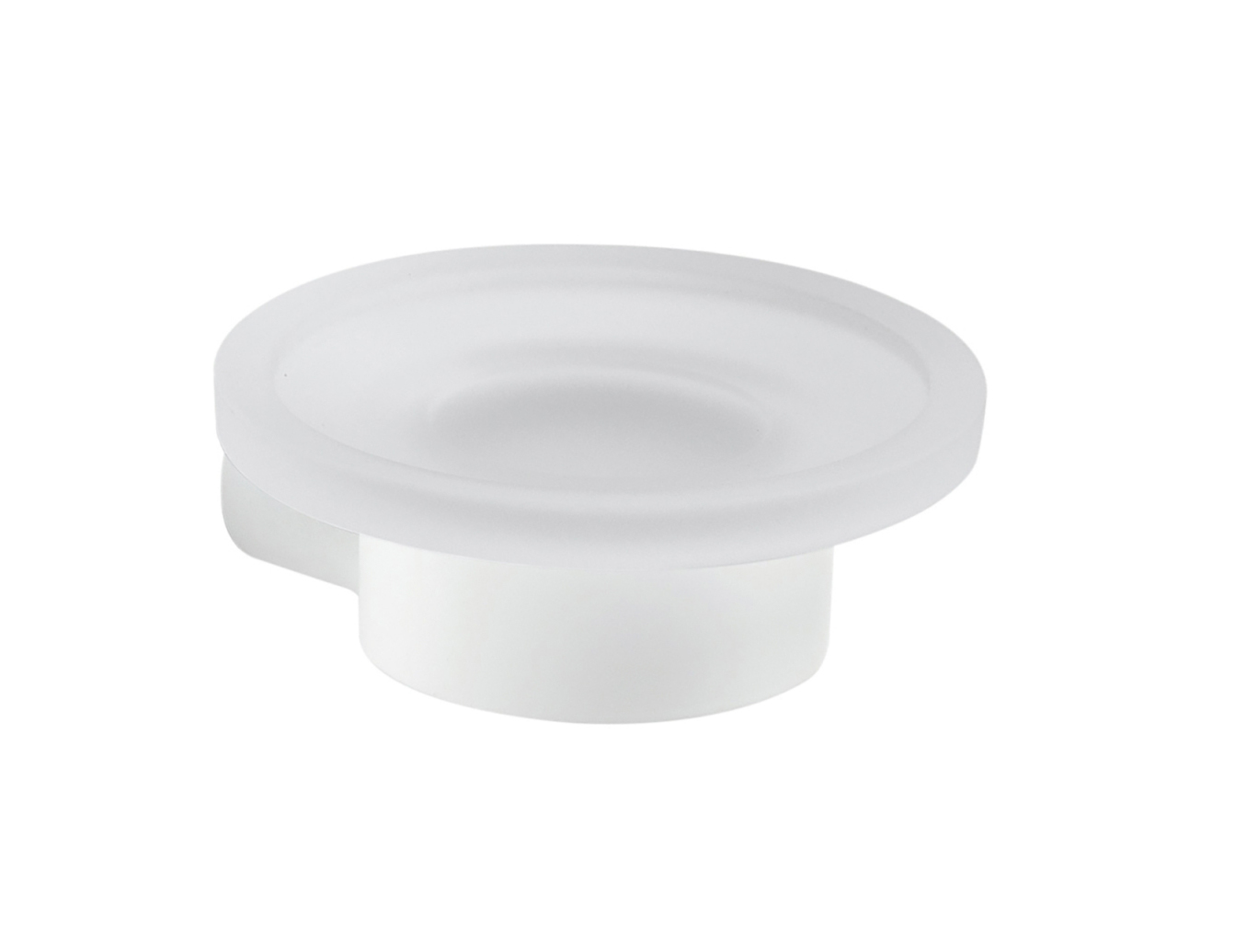 pirenei matte white soap dish
