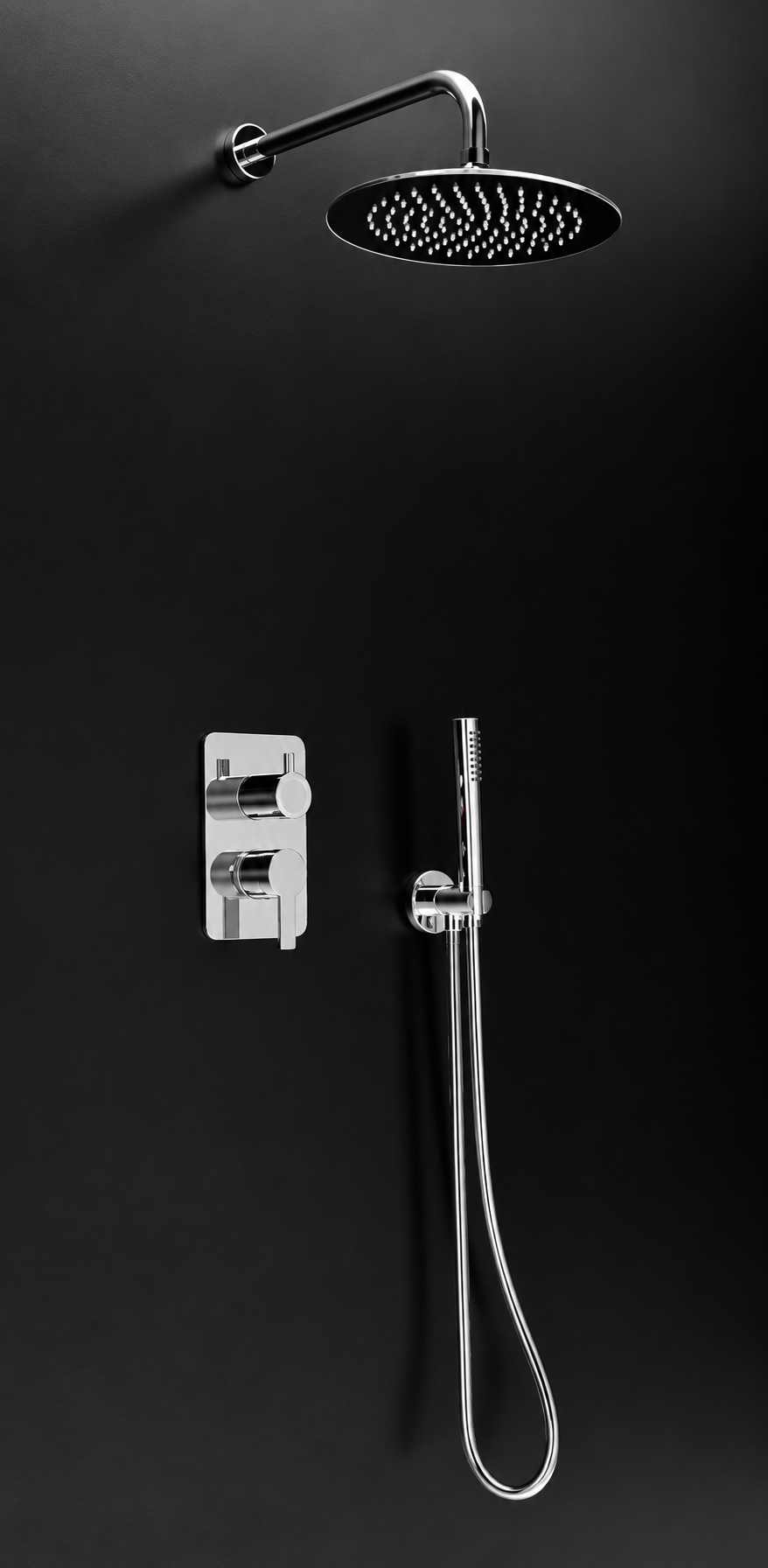 Set Doccia Incasso Completo Tondo