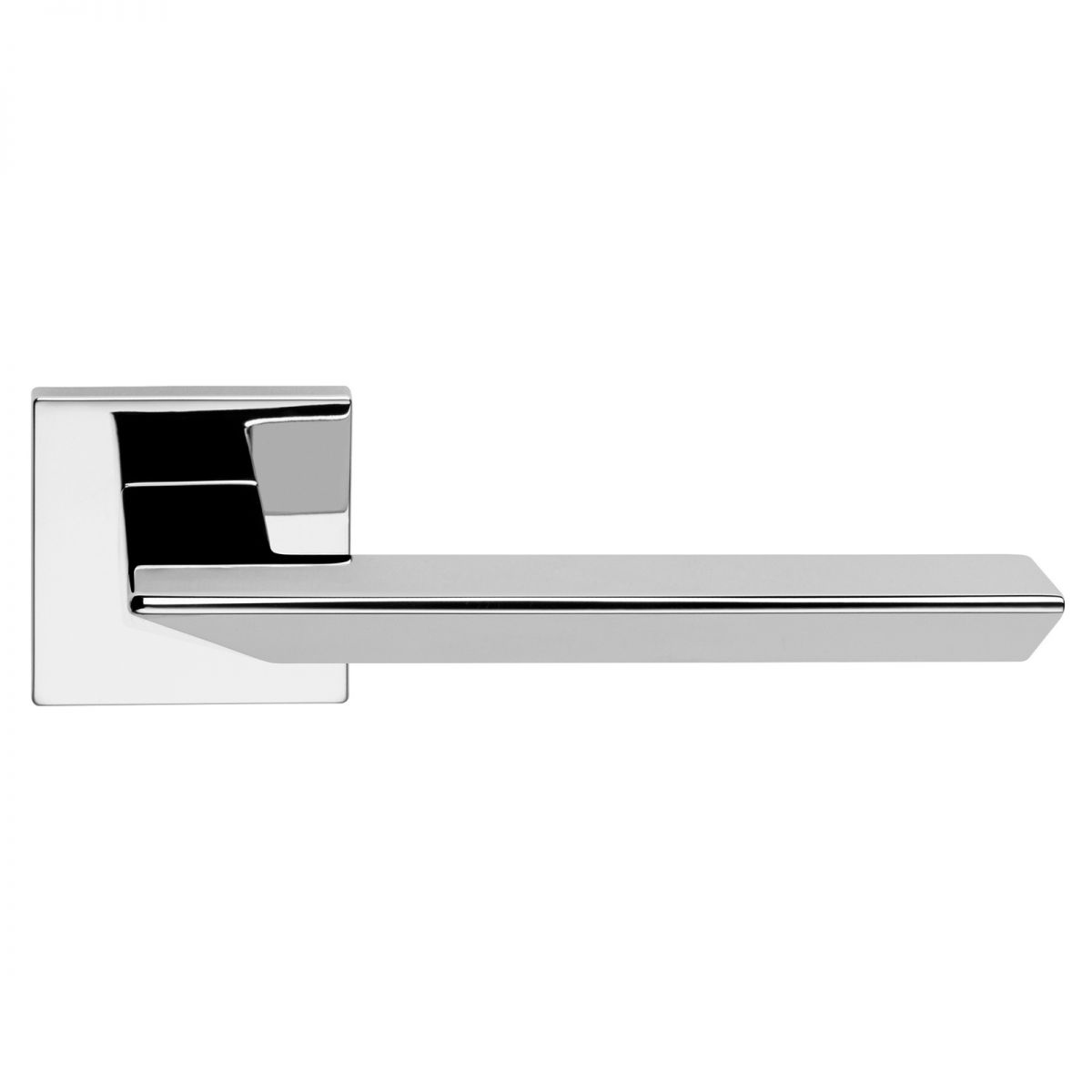 maniglia per porta interna trio zincral linea cali rosetta quadrata bassa 1