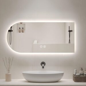 Specchio Led Touch System + Anti-Appannamento Roma