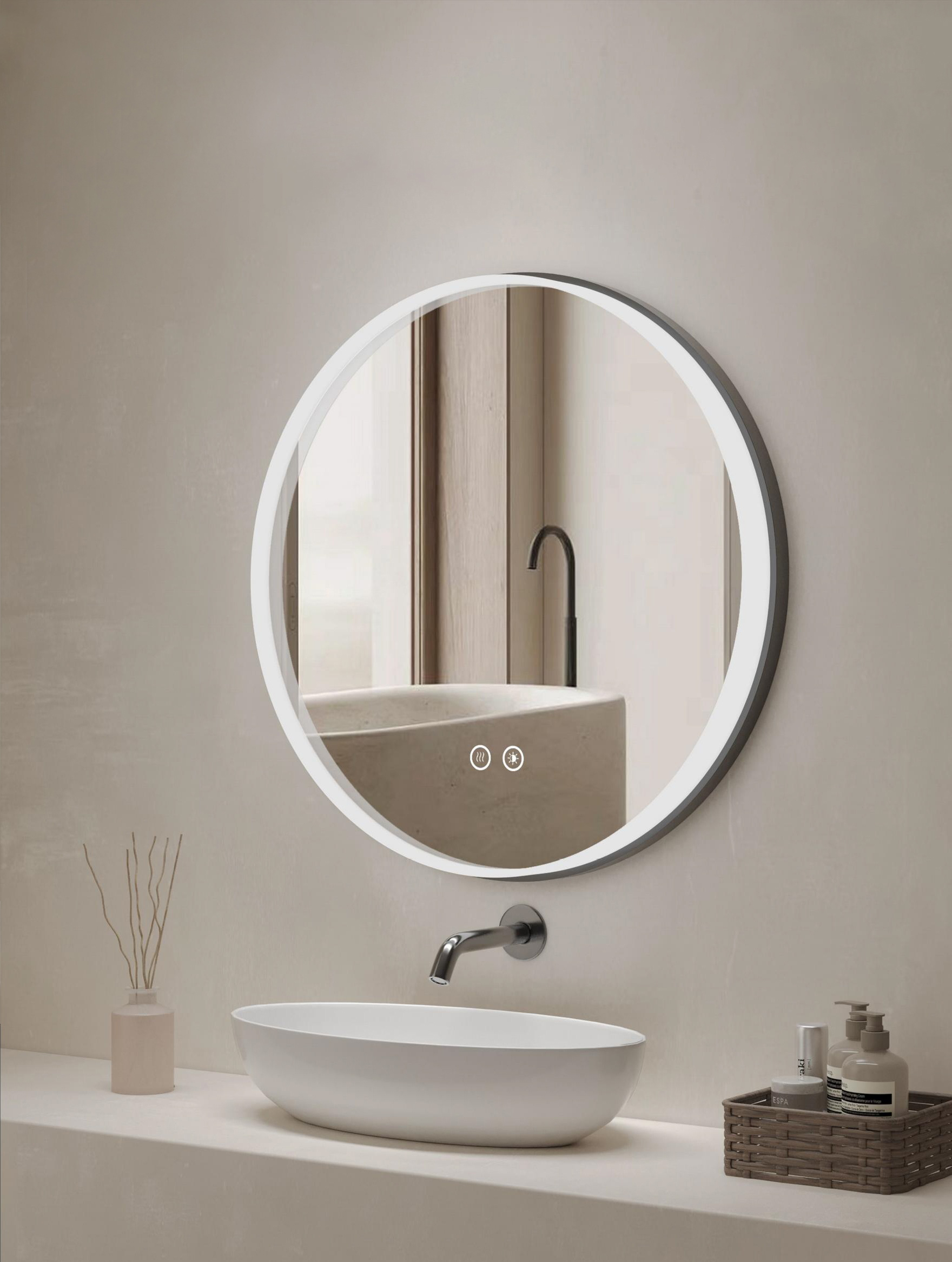 Specchio Touch System + Anti-Appannamento Madrid