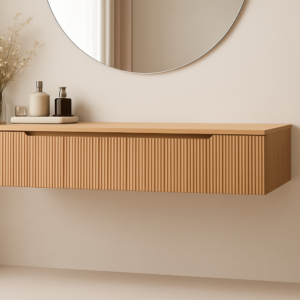 Base Sospesa con 1 Cassetto Cannettato