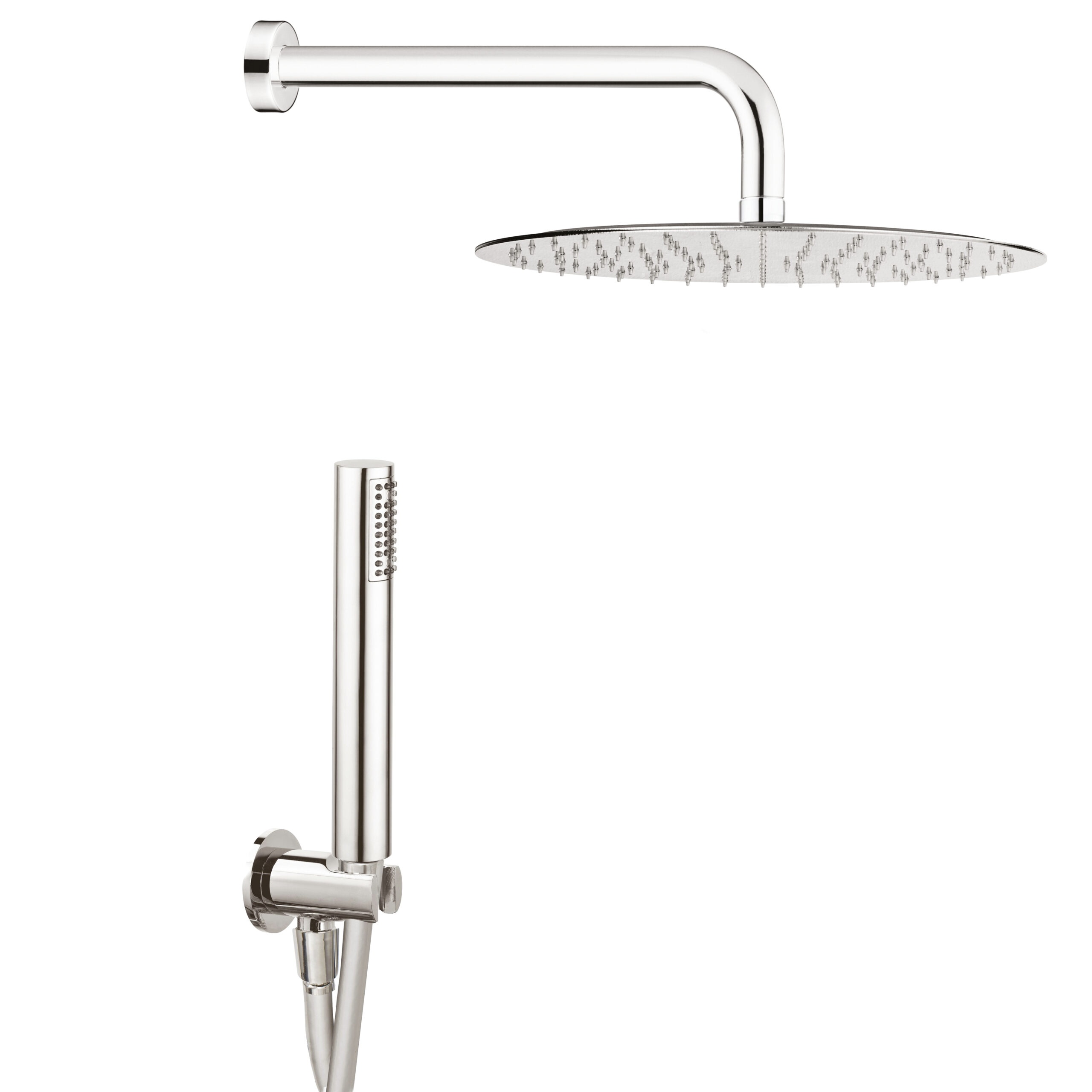 Kit Doccia Tondo in Acciaio AISI 316L Rondò