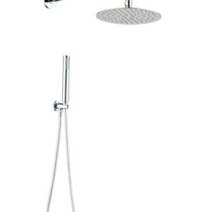 Kit Doccia Tondo in Acciaio High Pro Star