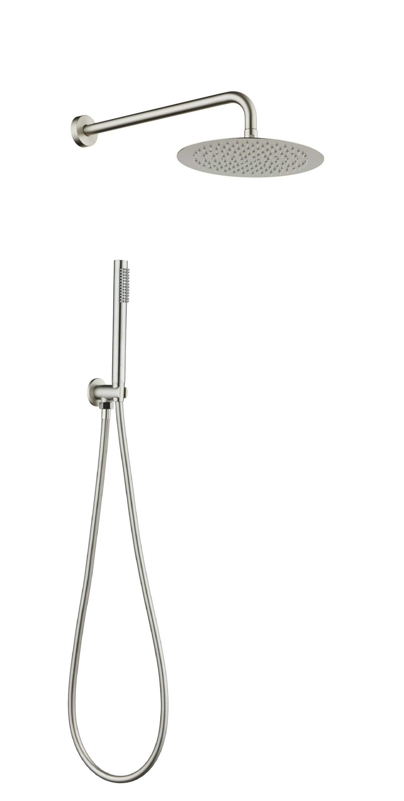 Kit Doccia Tondo in Acciaio High Pro Plus - immagine 2