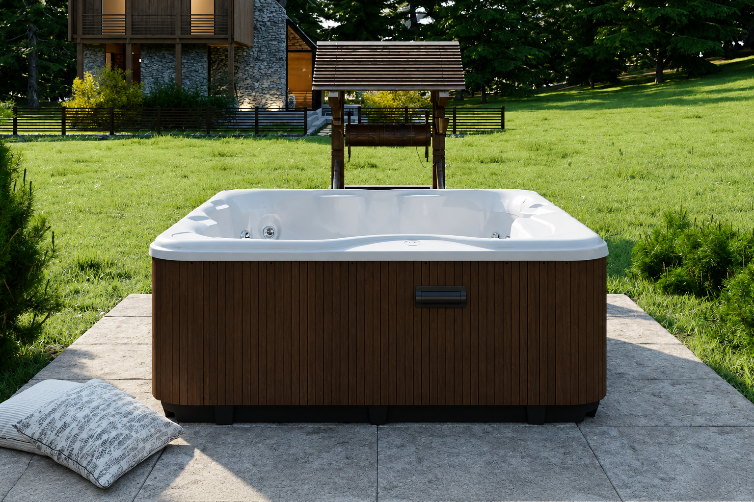 Minipiscina SPA Idromassaggio Lodge+ - immagine 4
